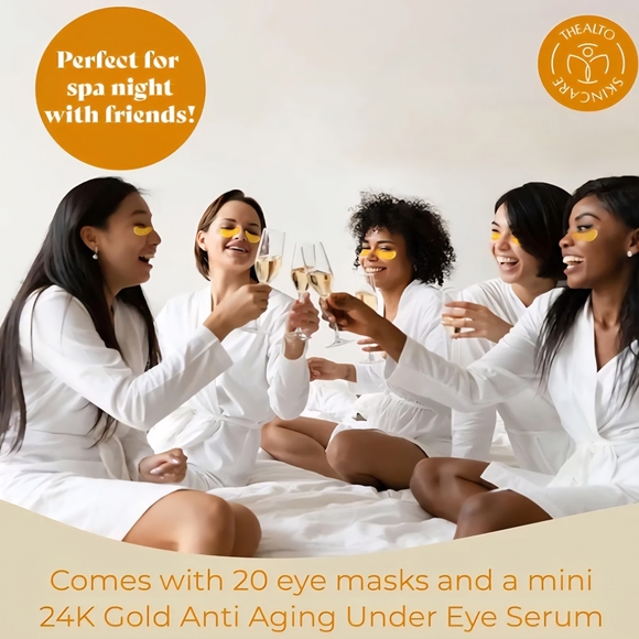 Thealto 24K Gold Under Eye Collagen Mask. NIB - Picture 8 of 11